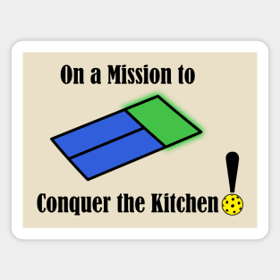 On a Mission to Conquer the Pickleball Kitchen Magnet